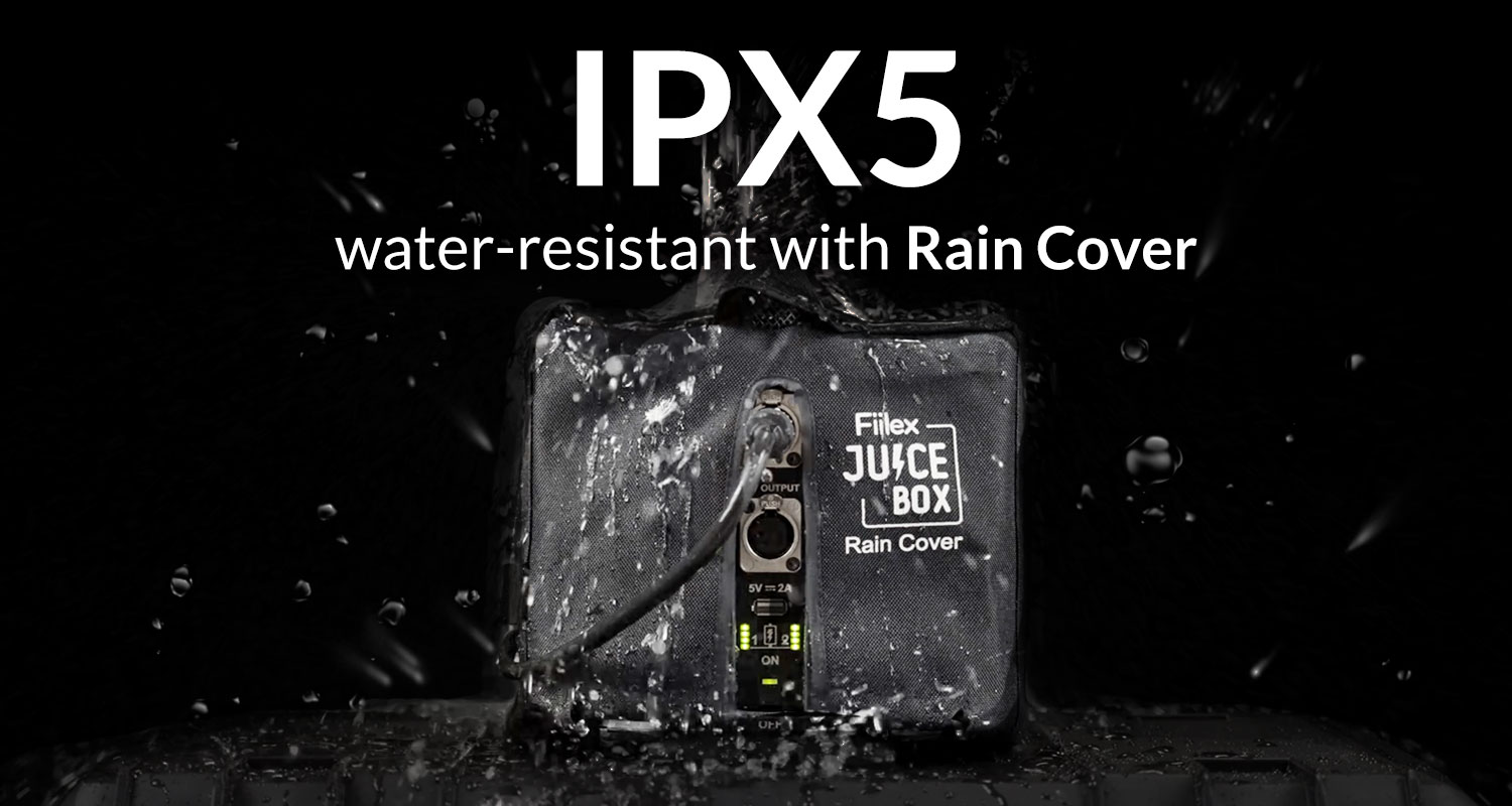 Fiilex JUICE BOX - IPX5 water-resistant