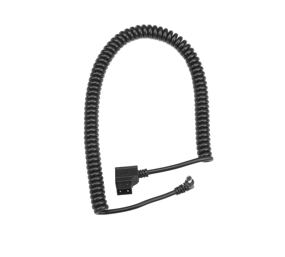 Fiilex D-Tap Cable 2ft Curled D-Tap to Barrel